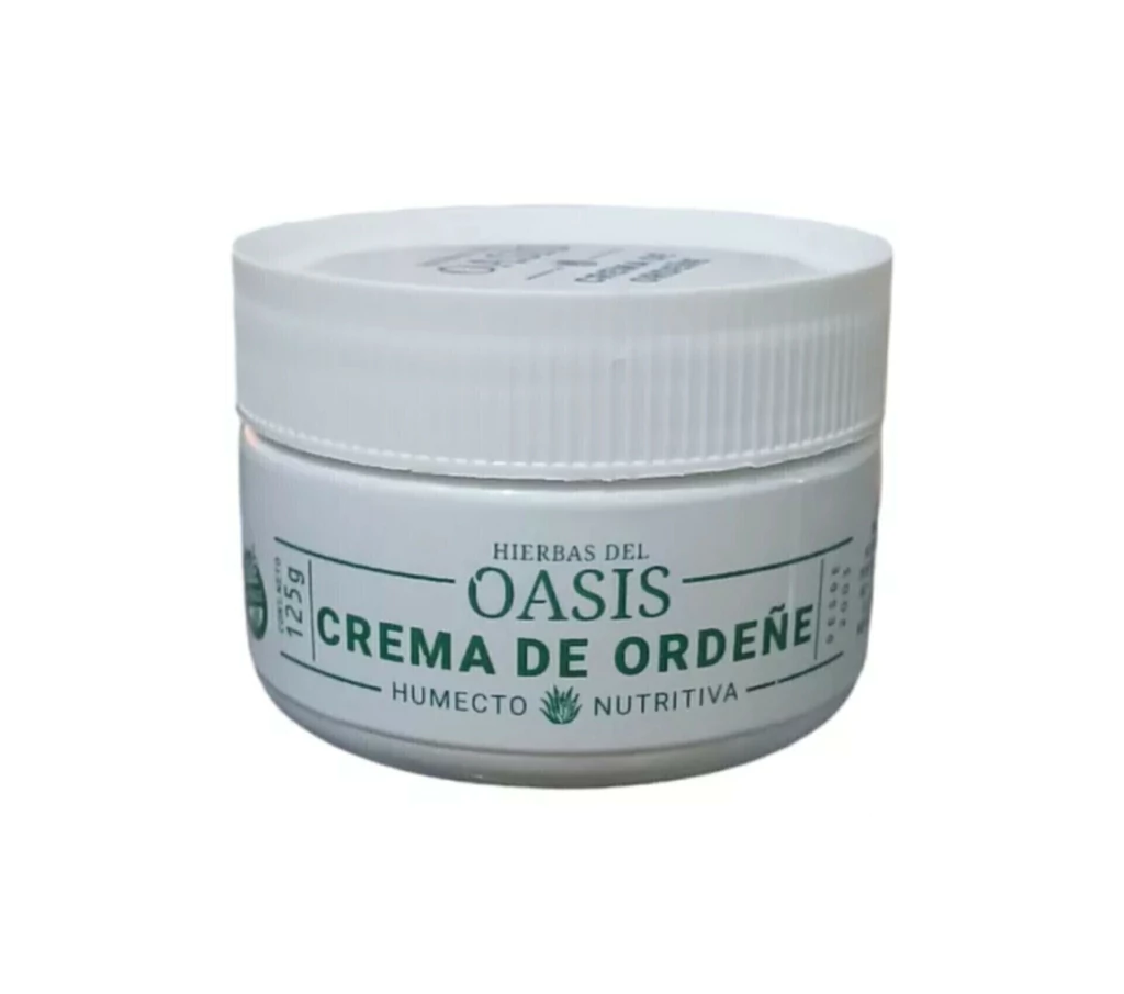 CREMA DE ORDEÑE "HIERBAS DEL OASIS" CON ALOE VERA X 125GR