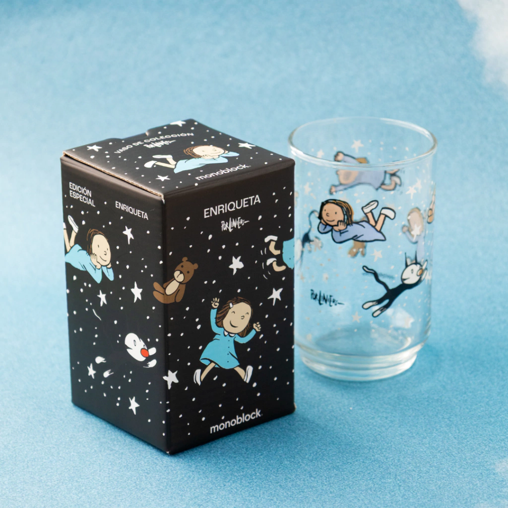 VASO DE VIDRIO "MONOBLOCK" ENRIQUETA X 350 ML