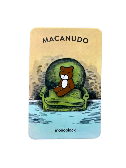 PIN MACANUDO "MONOBLOCK" OSITO