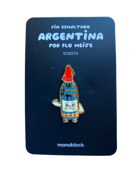 PIN ESMALTADO ARGENTINA "MONOBLOCK" SODITA