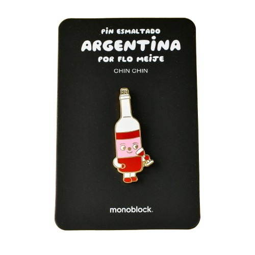 PIN ESMALTADO ARGENTINA "MONOBLOCK" CHIN CHIN