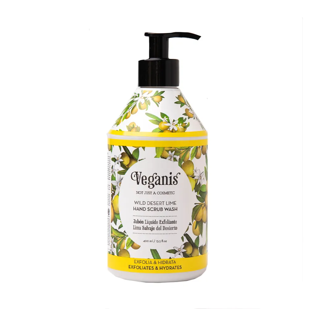 JABON LIQUIDO EXFOLIANTE "VEGANIS" CON LIMA X 400ML