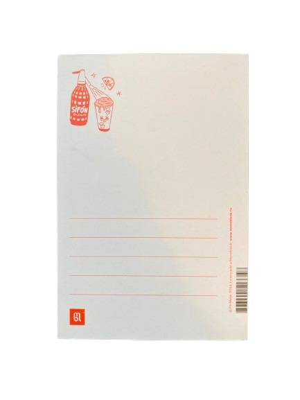POSTAL "MONOBLOCK" TOMATELO CON SODA
