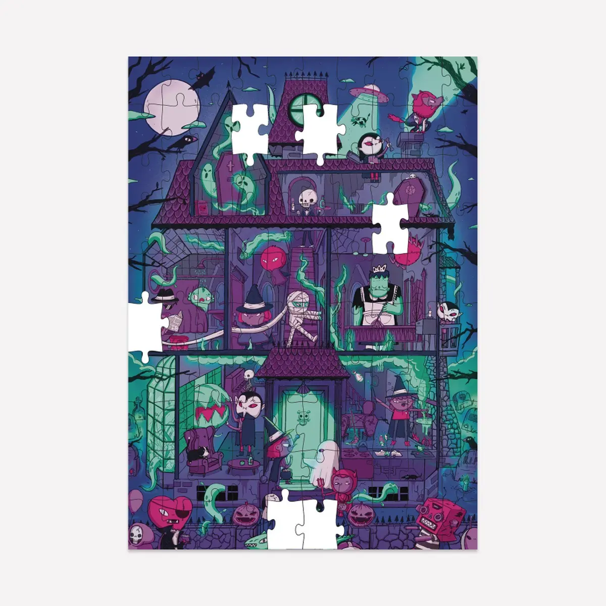 PUZZLE "MONOBLOCK" LOS MIEDOS AMIGOS X 100 PIEZAS