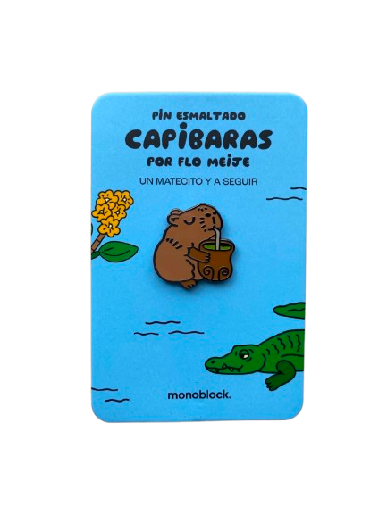 PIN ESMALTADO "MONOBLOCK" CAPIBARAS