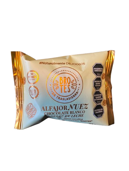 ALFAJOR BLANCO ORGÁNICO "BROTES DE TRASLASIERRA" X 73GR
