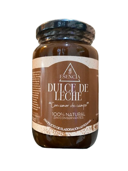 DULCE DE LECHE "ESENCIA" ELABORACION ARTESANAL X 455GR