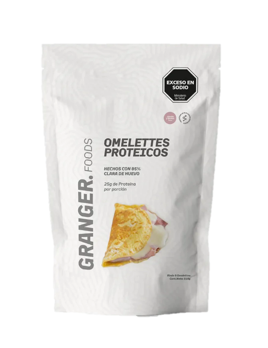 OMELETTE PROTEICO "GRANGER"  JAMON Y QUESO *