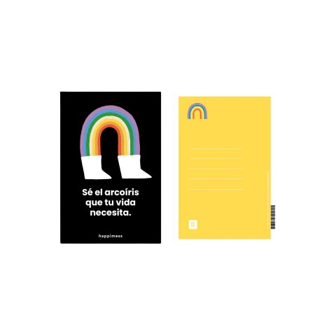 POSTAL "MONOBLOCK" SÉ EL ARCOIRIS
