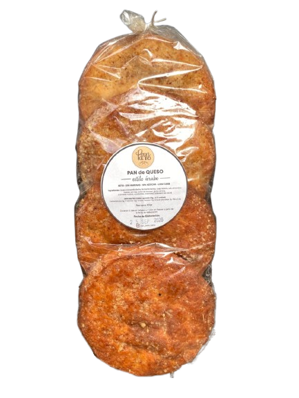 PAN DE QUESO "PAN KETO" ESTILO ARABE X 4 UNIDADES