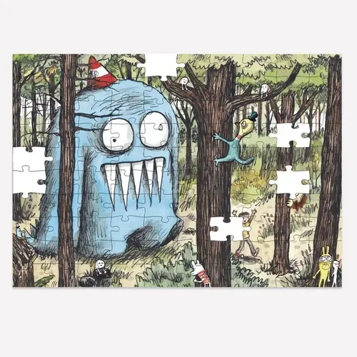 PUZZLE "MONOBLOCK" OLGA EN EL BOSQUE X 100 PIEZAS