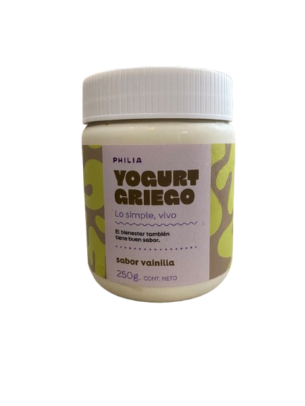 YOGURT GRIEGO "PHILIA" VAINILLA X 250 GR