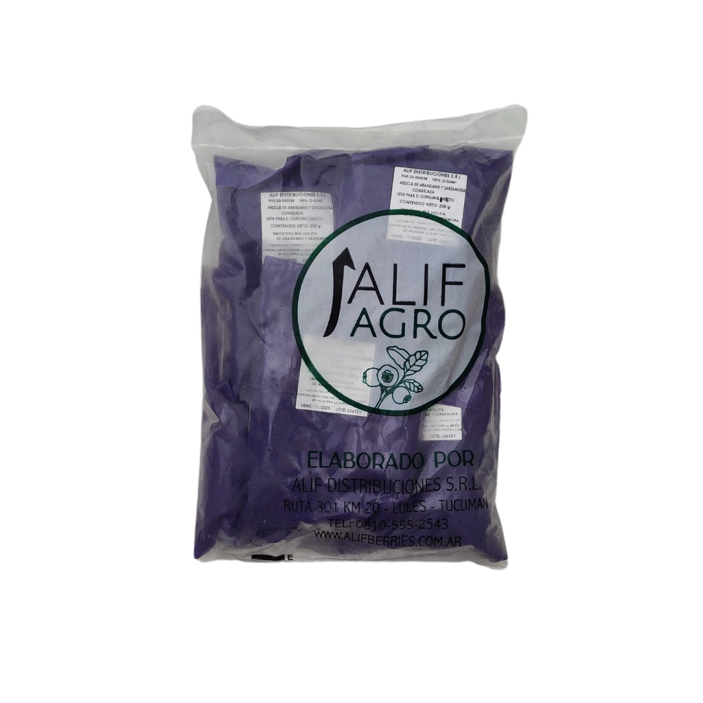 SMOOTHIE "ALIF AGRO" ARÁNDANOS Y ZARZARMORA X 1KG