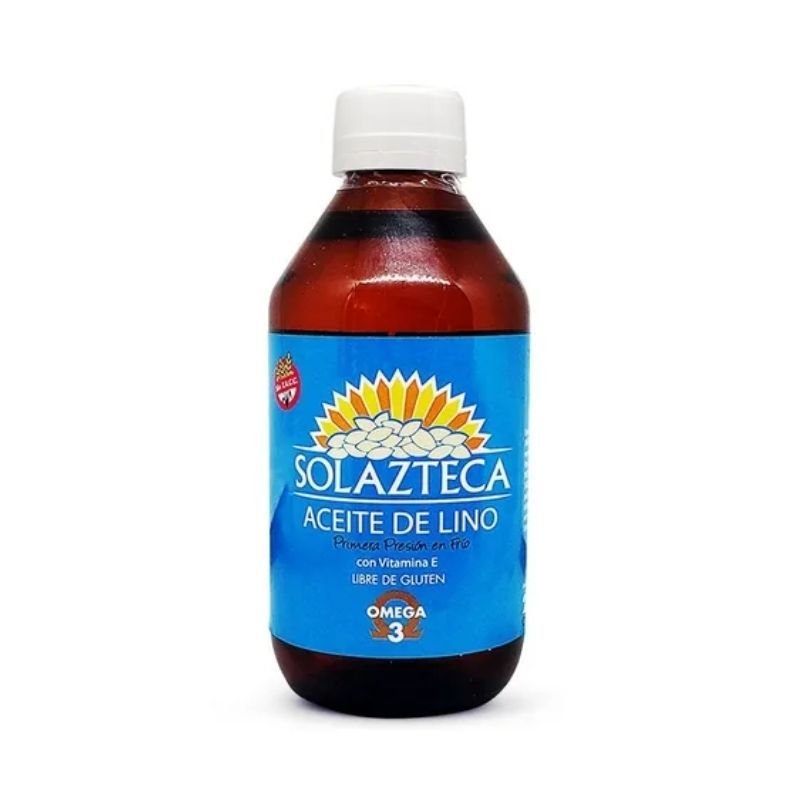 ACEITE DE LINO CON VITAMINA E "SOL AZTECA" X 250 GR